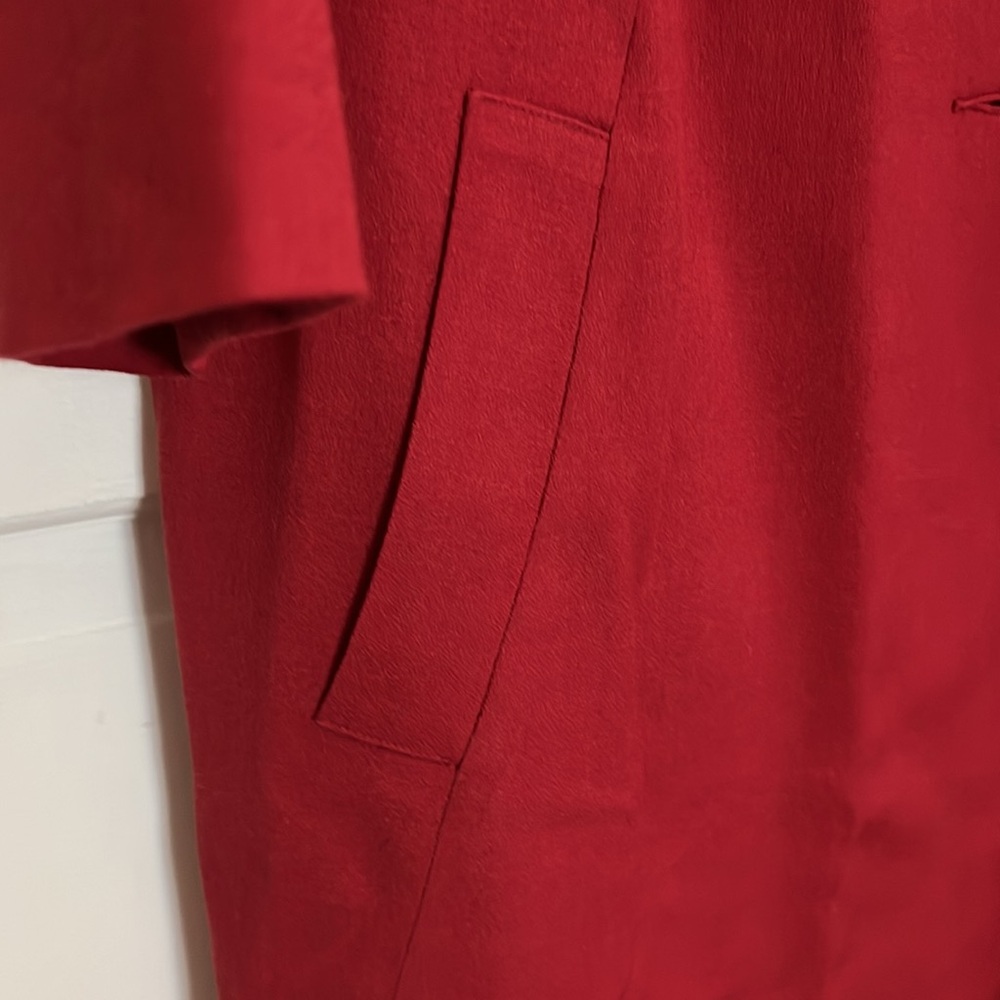 Boden Red Coat Classic Style - Picture 4 of 9